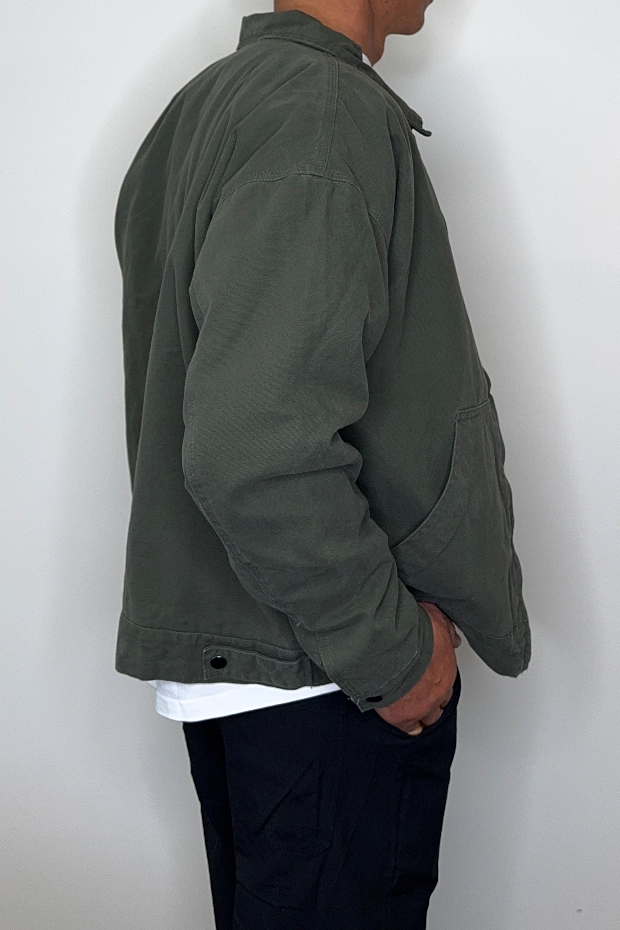 Collar Lined Jacket Khaki