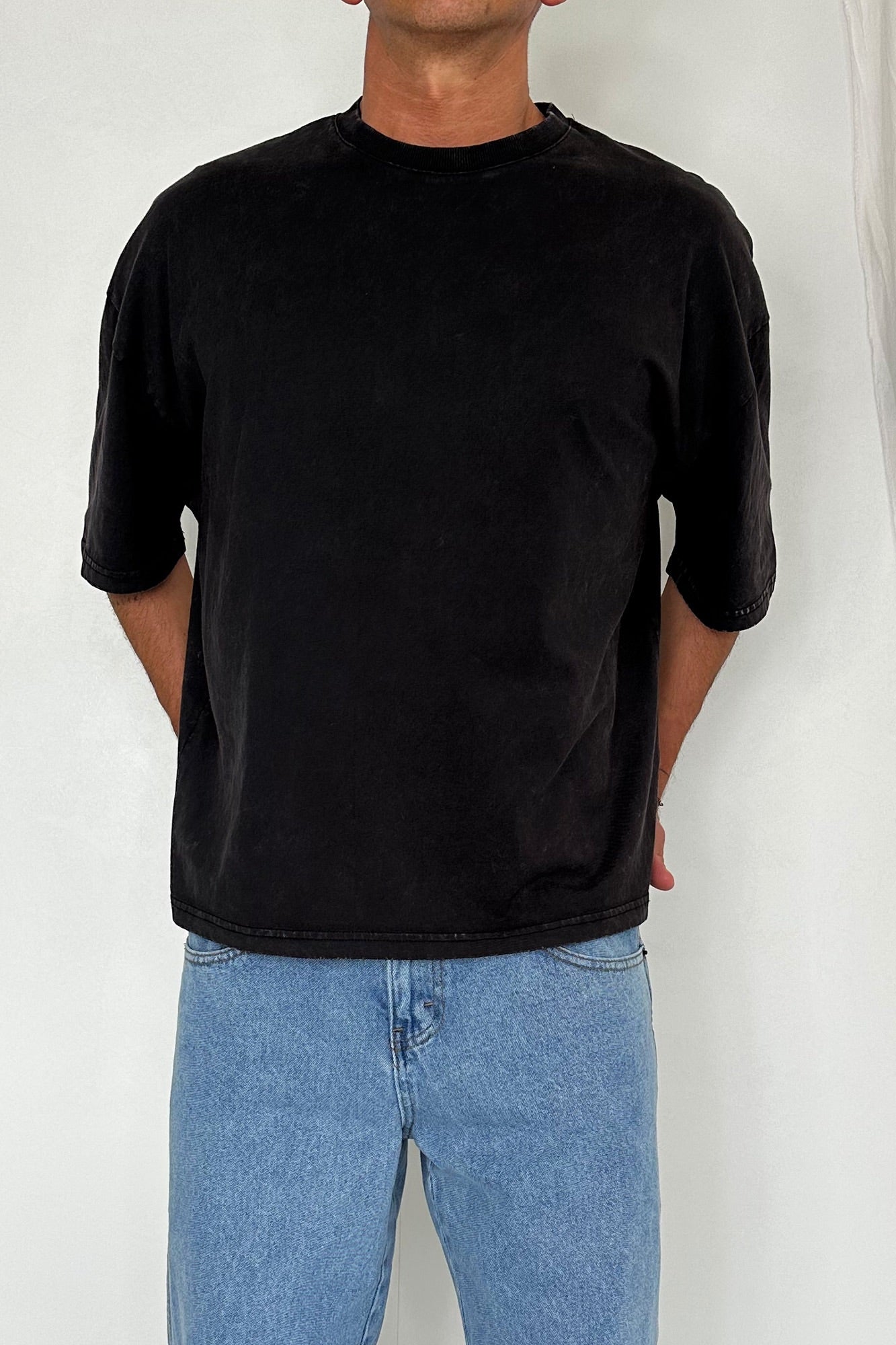 Jordan Crop Tee Acid Black