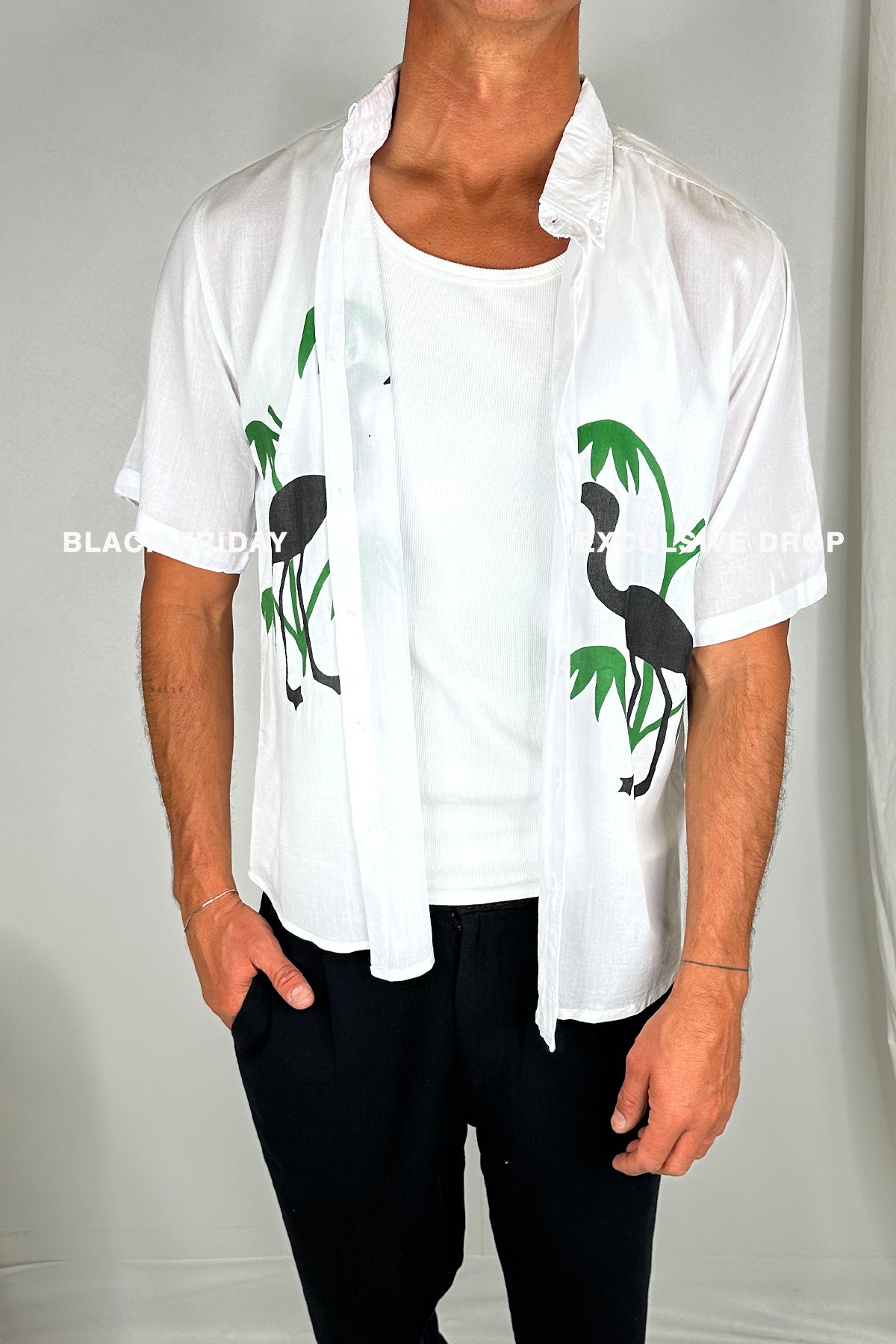 Jack Boating Shirt Flamingo