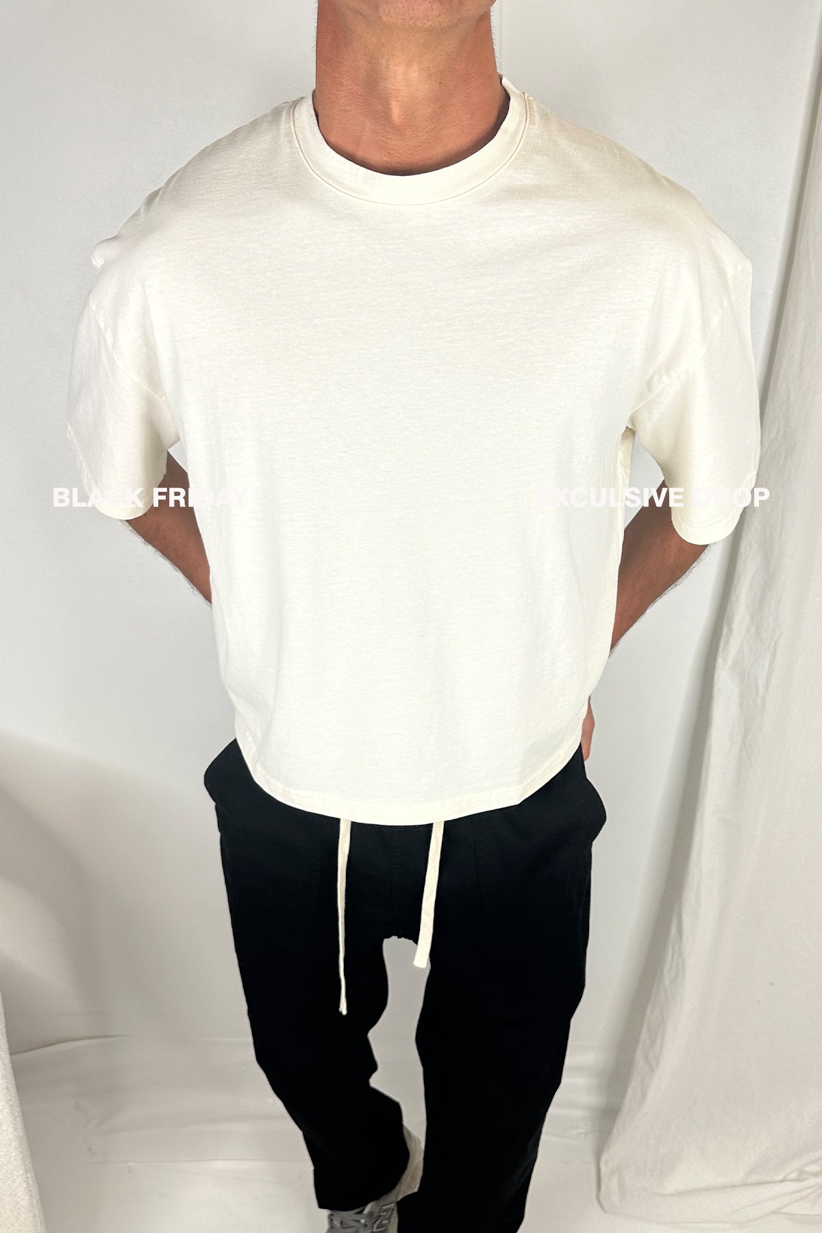 NTH Crop Box Tee Ivory