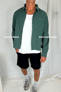 NTH Long Sleeve Check Shirt Army