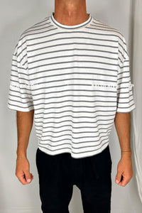 NTH Crop Box Tee Double Stripe