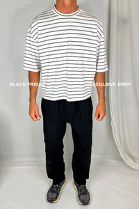 NTH Crop Box Tee Double Stripe