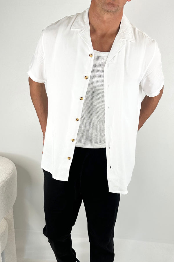 Jake Rayon Shirt White