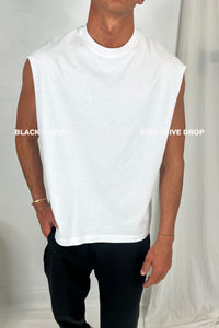 Heavyweight Crew Tank White