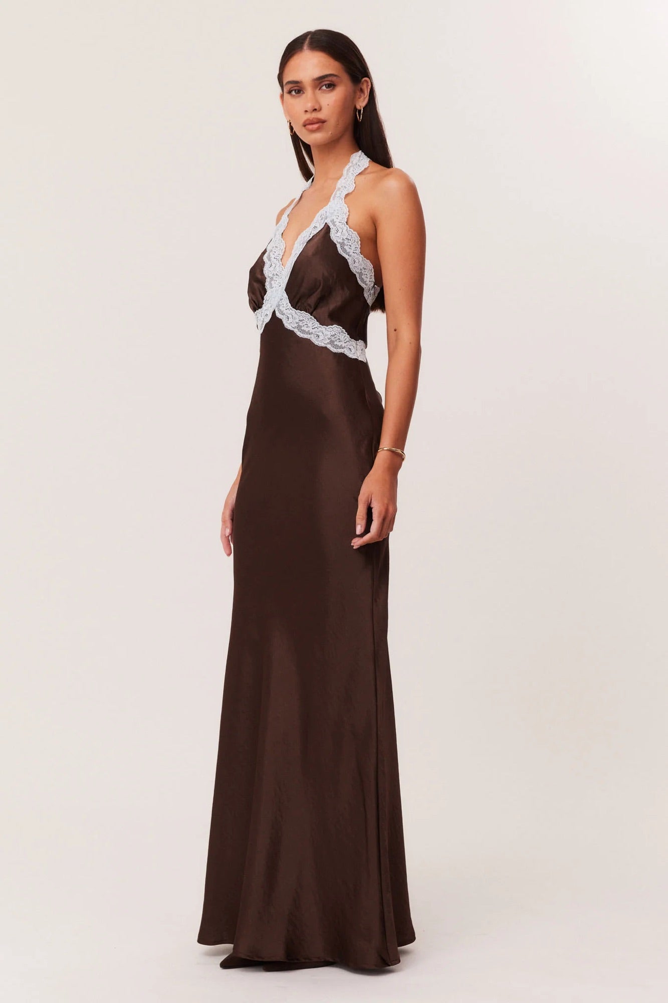 Tonya Maxi Dress Chocolate