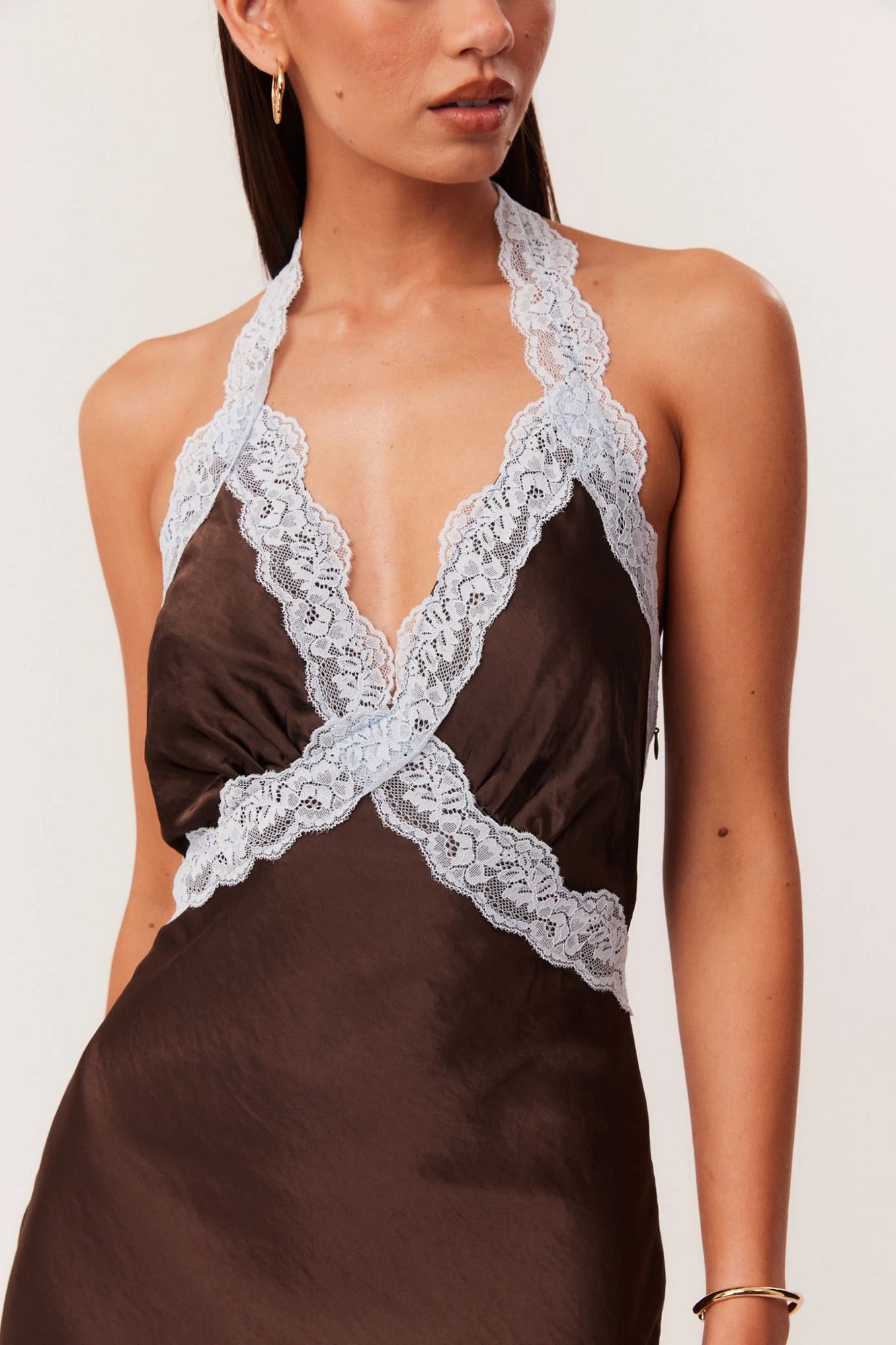 Tonya Maxi Dress Chocolate
