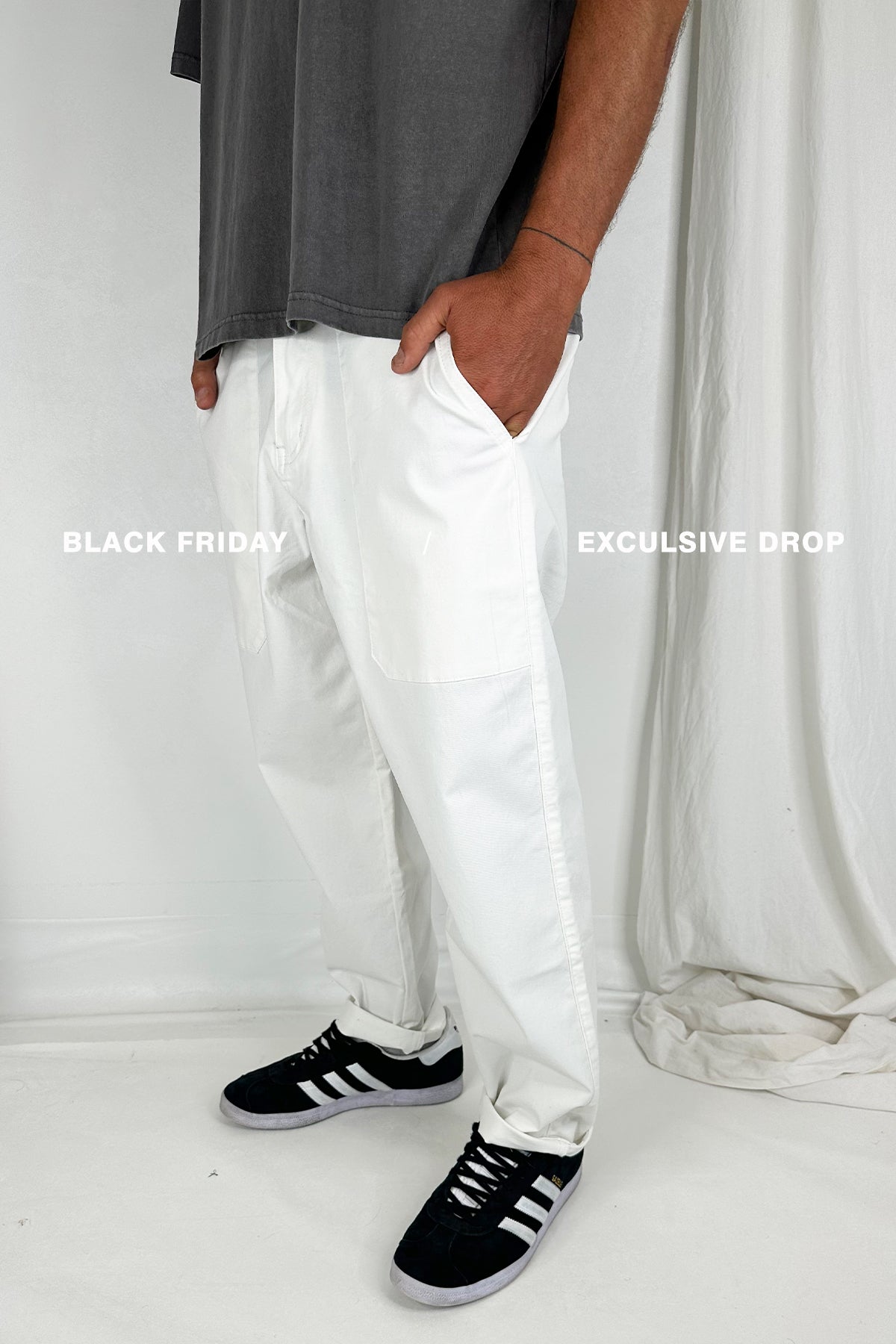 Damien Straight Pant Ivory