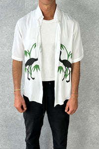 Jack Boating Shirt Flamingo - FINAL SALE