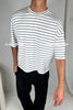 NTH Crop Box Tee Double Stripe