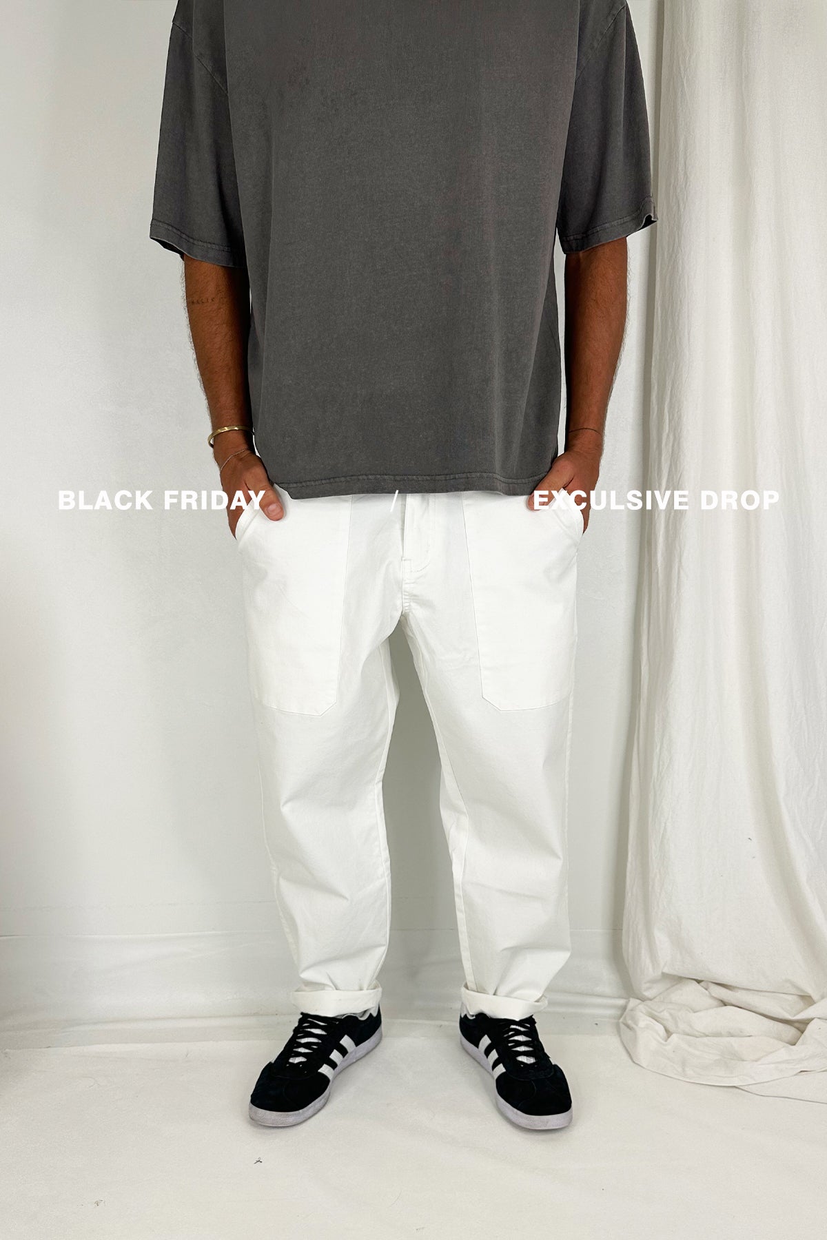 Damien Straight Pant Ivory