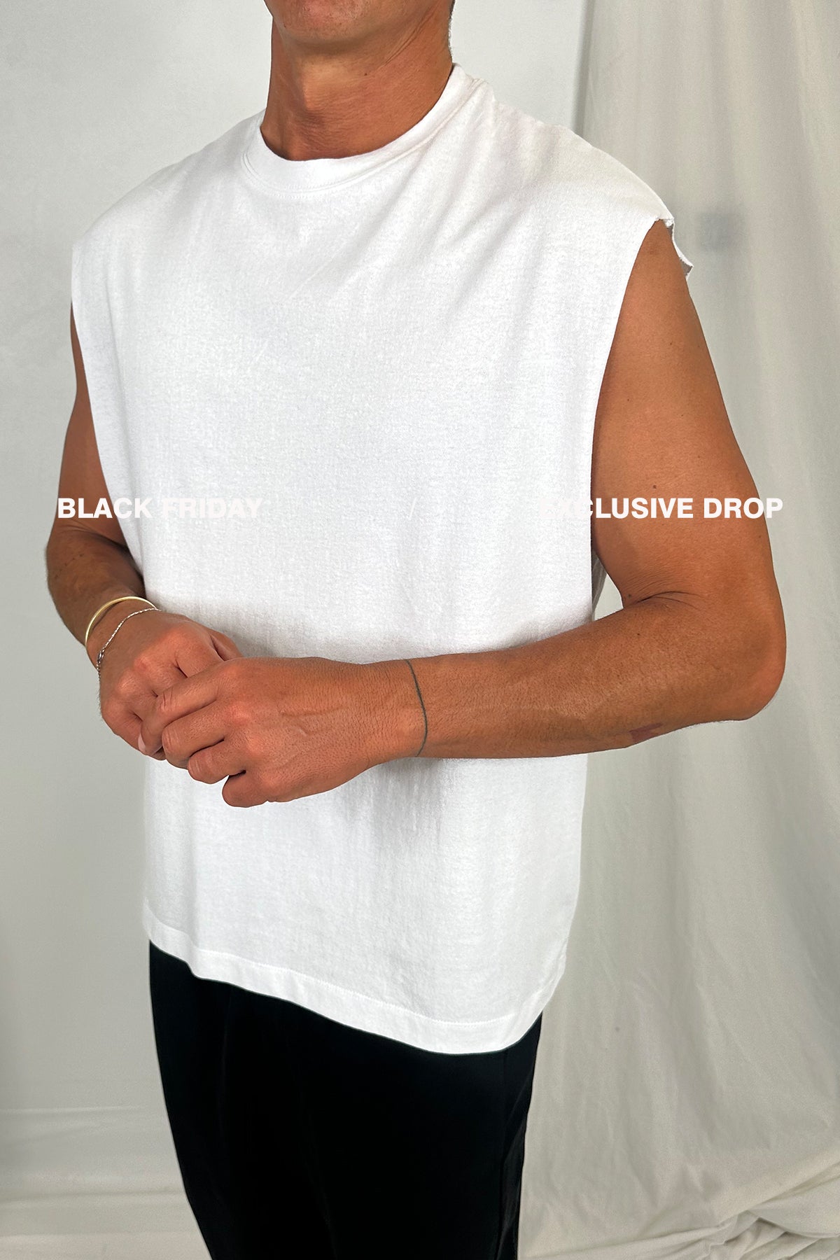 Heavyweight Crew Tank White