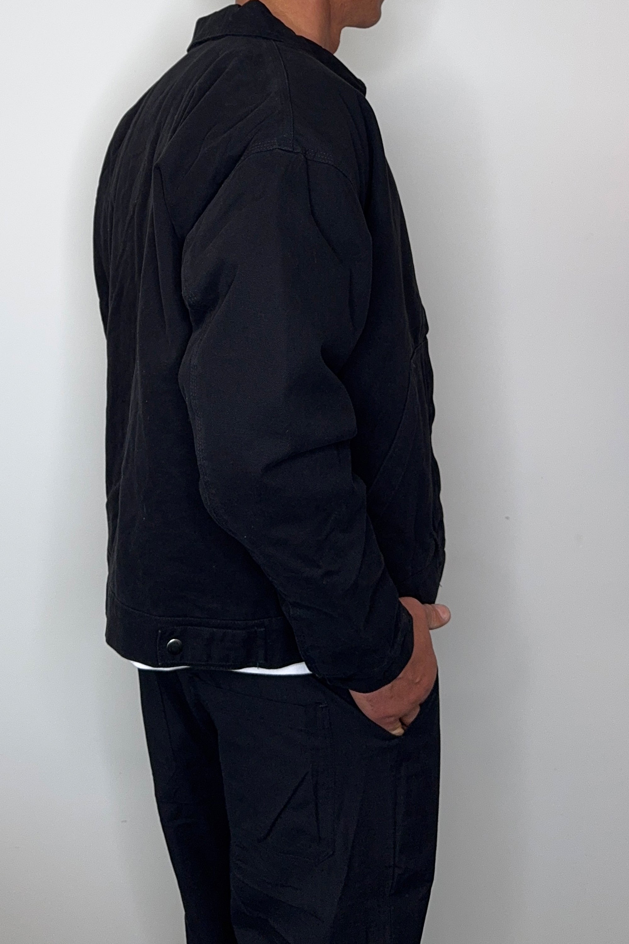 Collar Lined Jacket Black