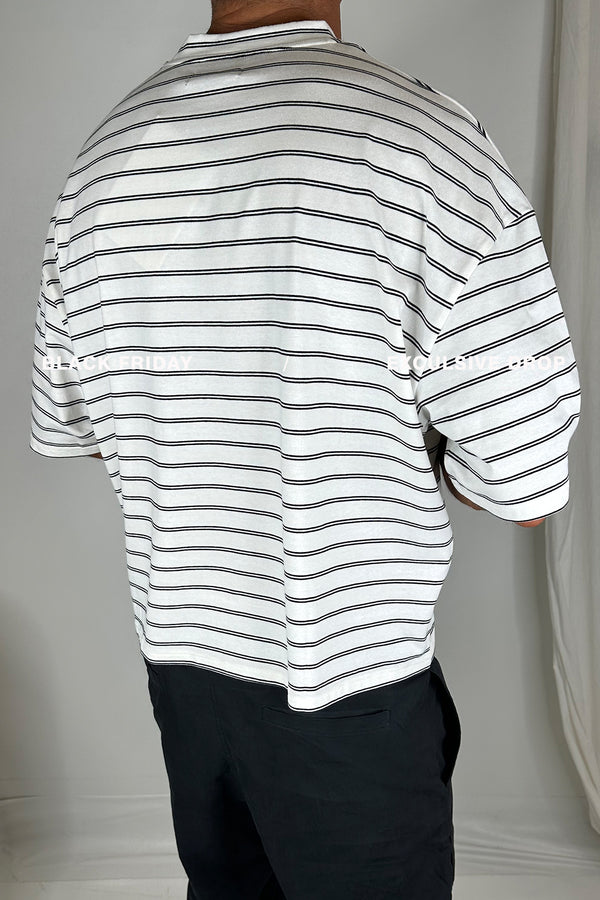 NTH Crop Box Tee Double Stripe