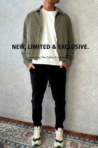 Collar Cord Bomber Khaki