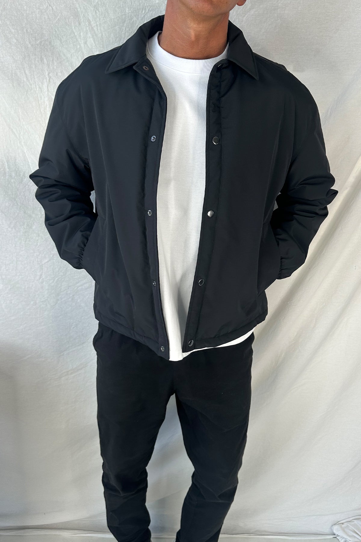 Padded Bomber Black