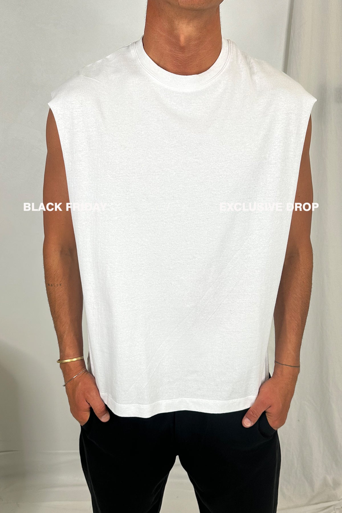 Heavyweight Crew Tank White