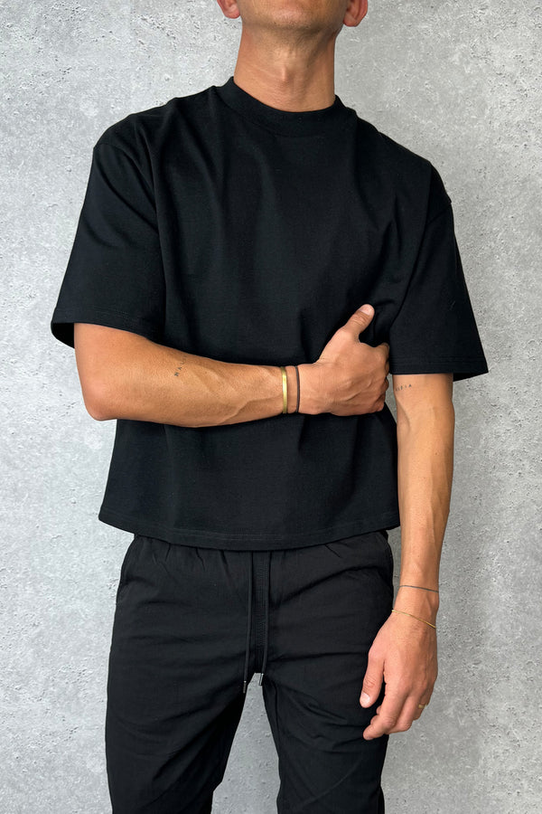 Emmett Box Tee Black