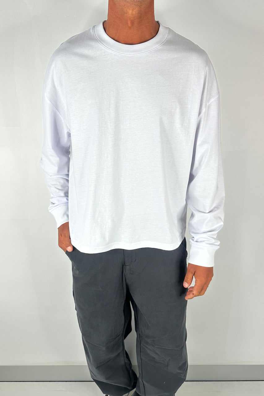 Cotton Long Sleeve White
