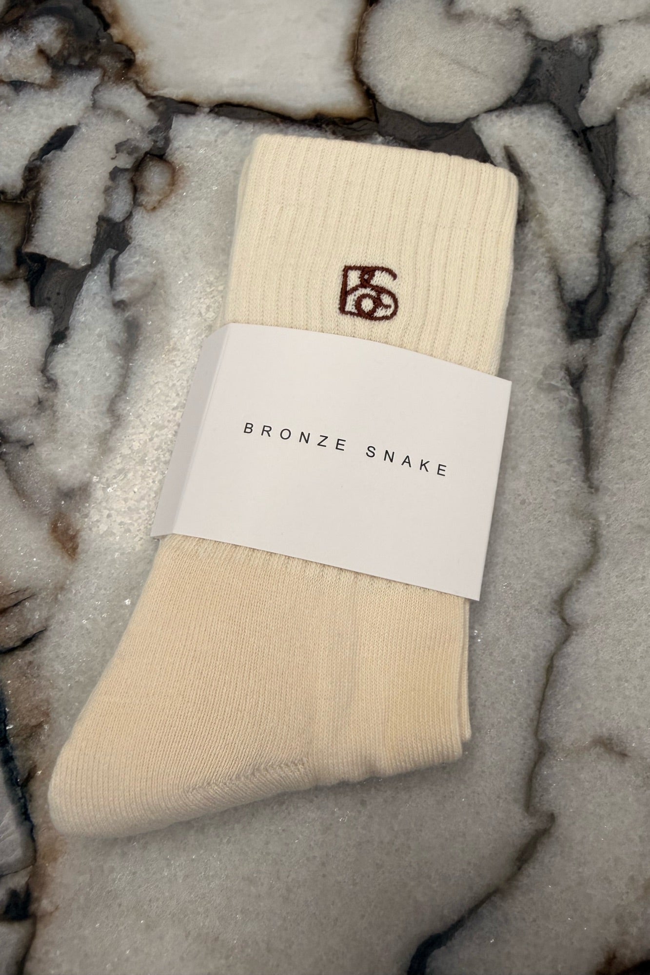 Combed Cotton Sock Ivory