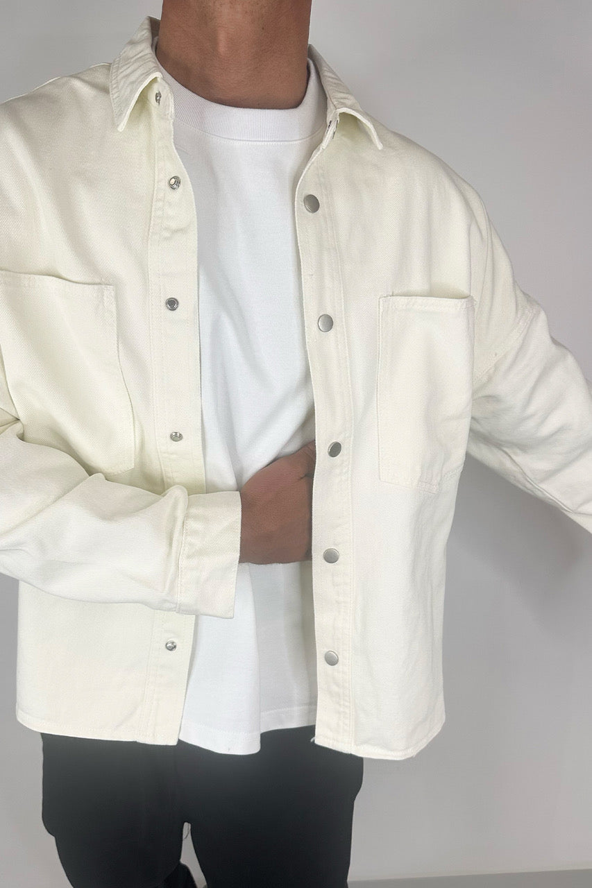 Heavyweight Denim Shirt Ivory