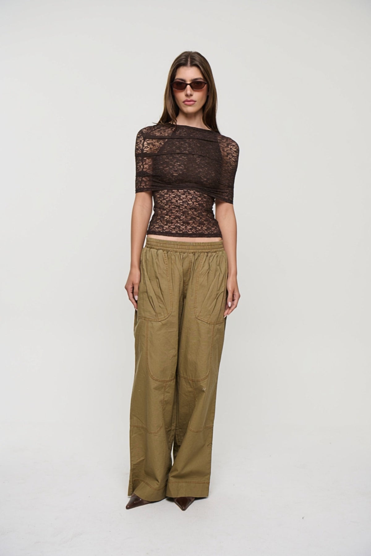 Alyssia Pant Khaki
