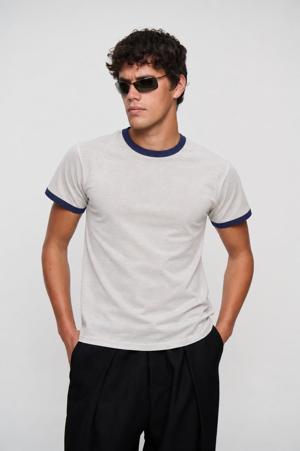 Charlie Ringer Tee Light Grey