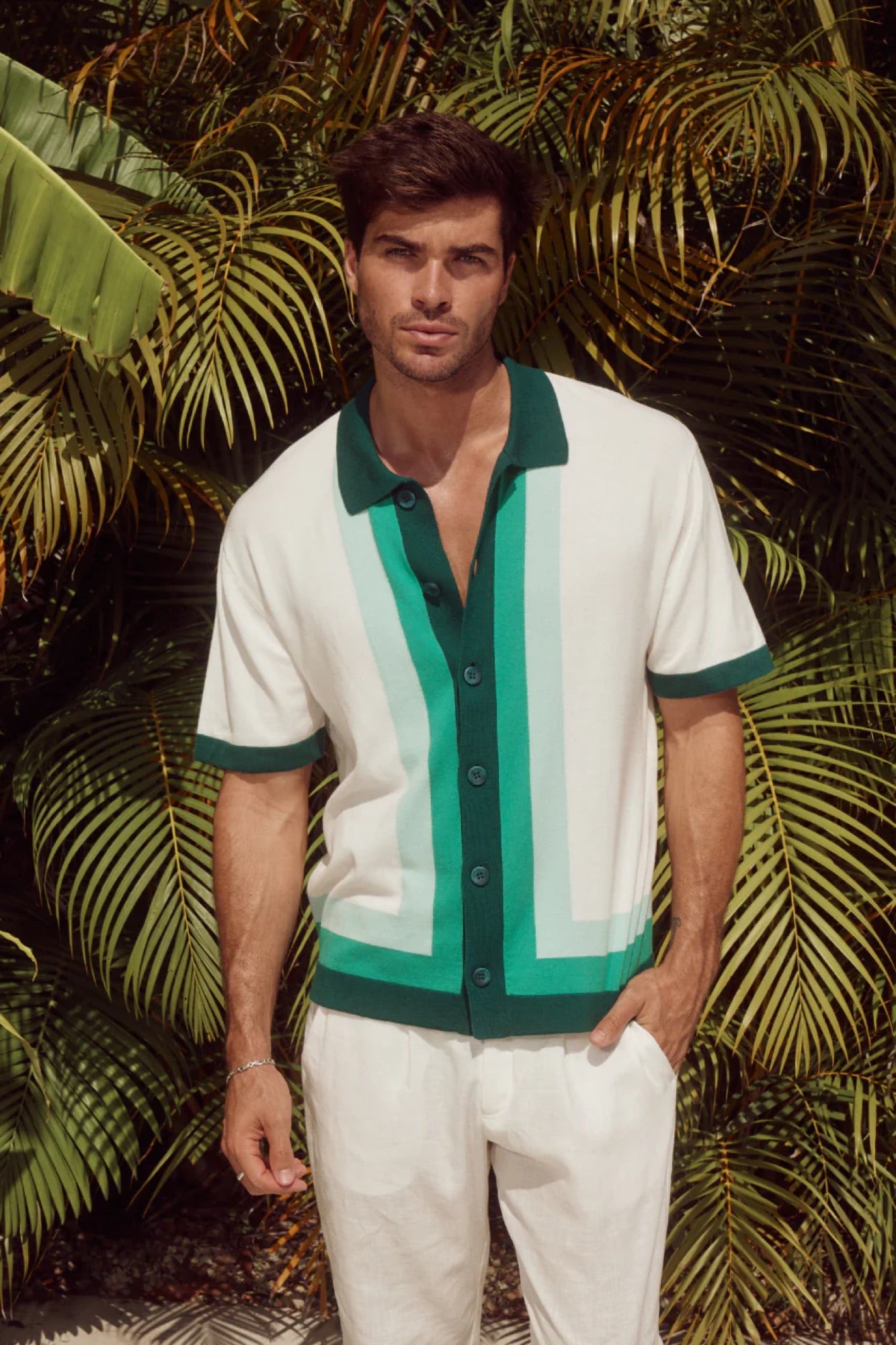 Darius Shirt Green Multi