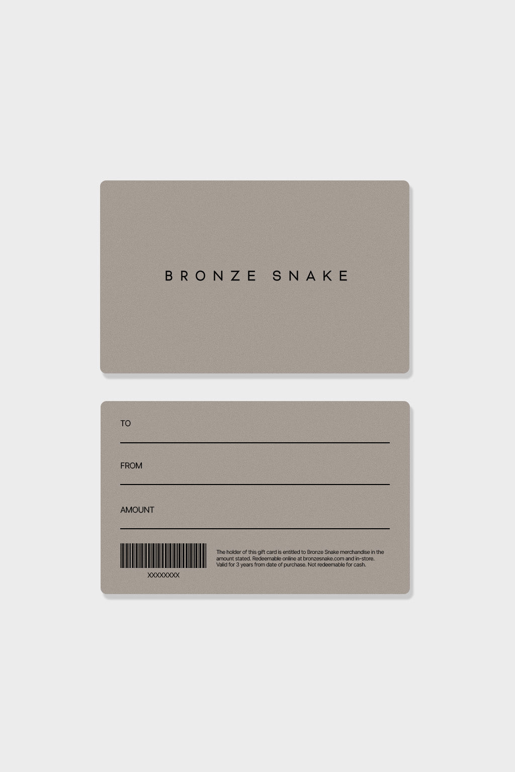 Physical Gift Card