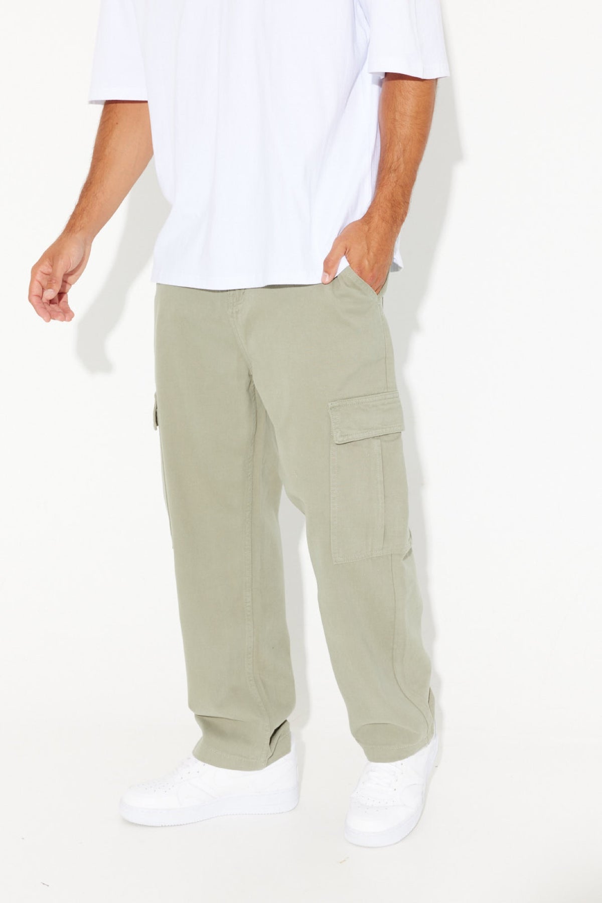 Ryder Baggy Pants Khaki