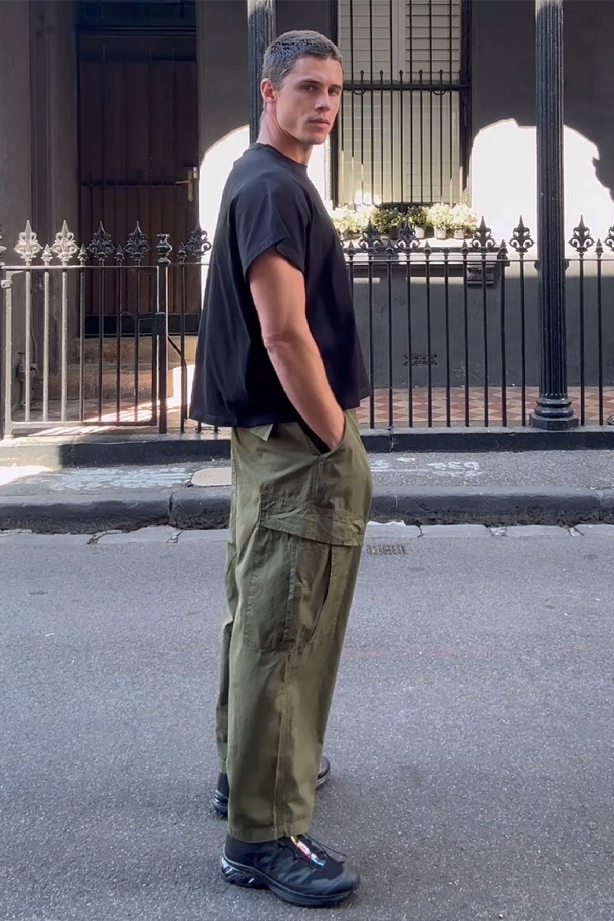 Miller Baggy Cargo Pant Khaki - FINAL SALE