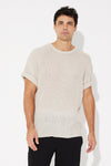 NTH Knitted Crew Tee Oat