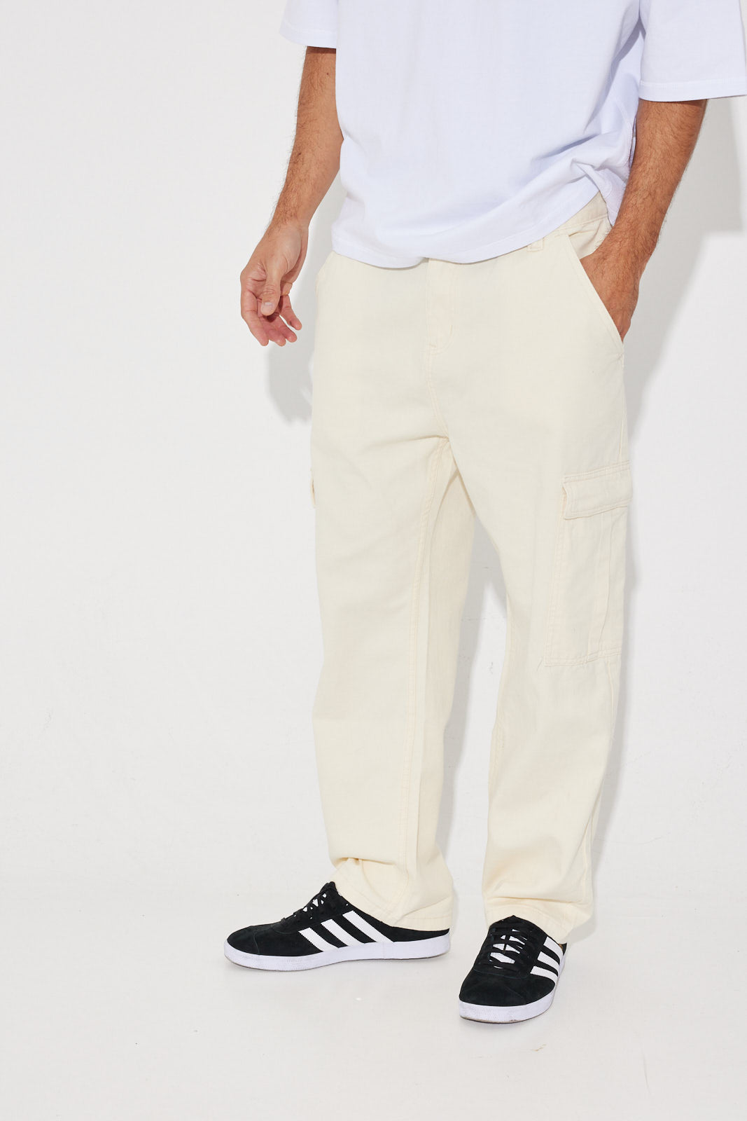 Ryder Baggy Pants Ivory