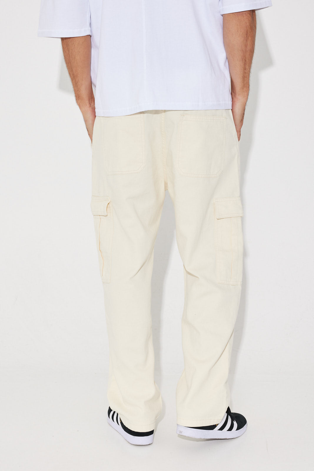 Buy LOUIS PHILIPPE Ivory Mens Slim Fit Solid Formal Trousers | Shoppers Stop