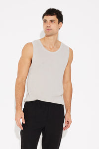 NTH Knitted Tank Grey - FINAL SALE