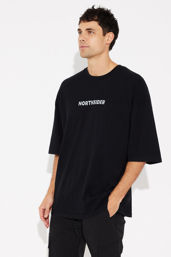 Tommy Tee Chest Logo Black - SALE