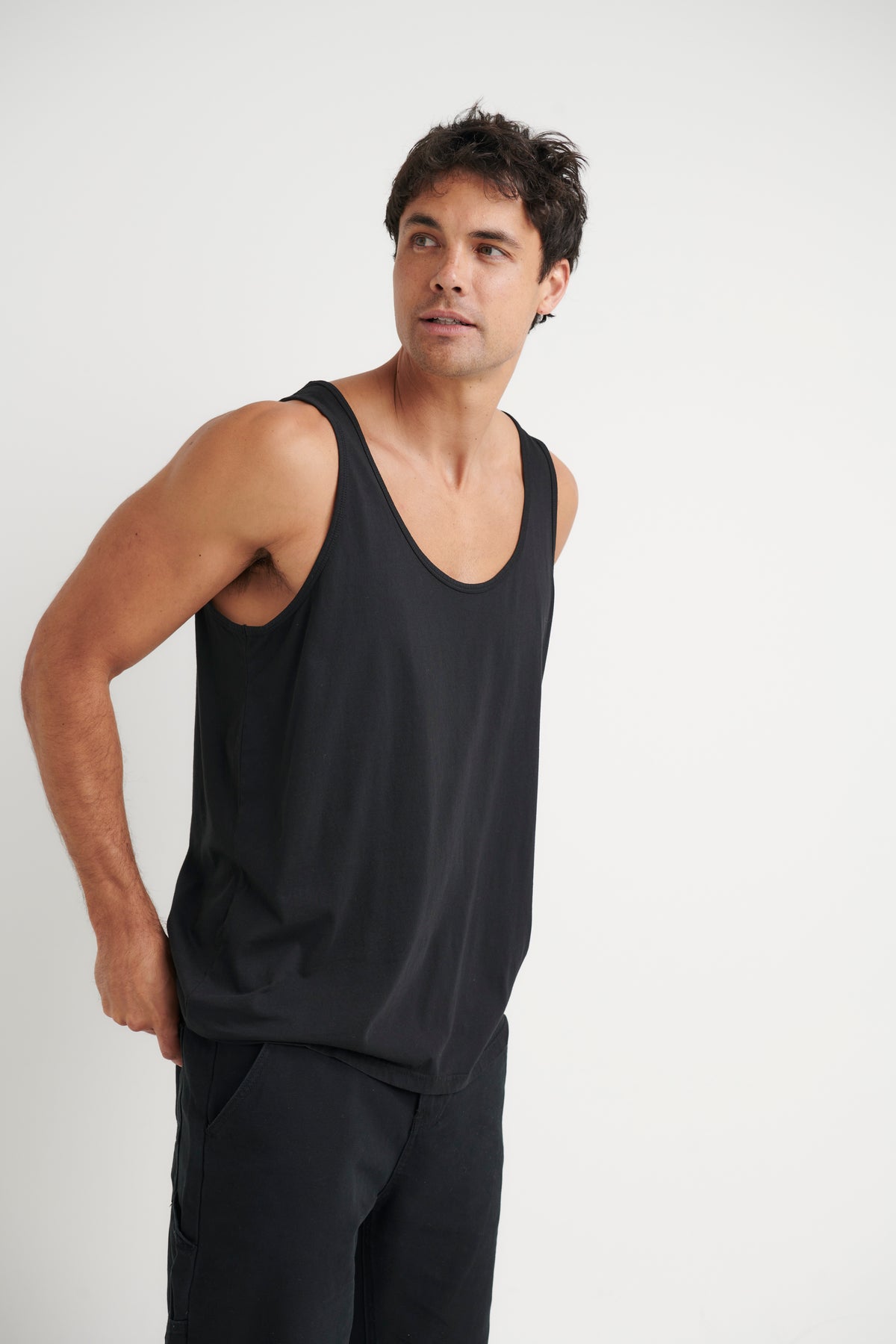 Pierre Lightweight Singlet Black