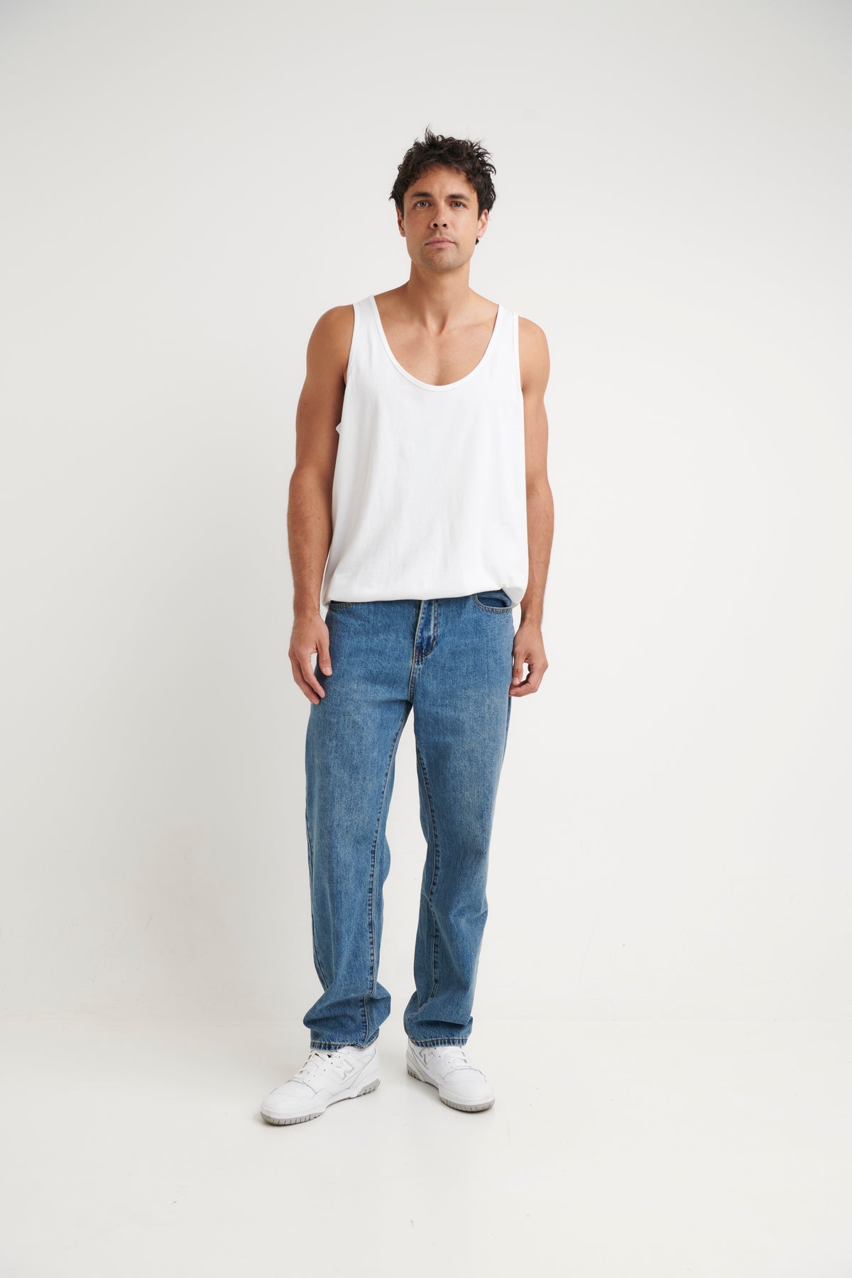Pierre Lightweight Singlet White