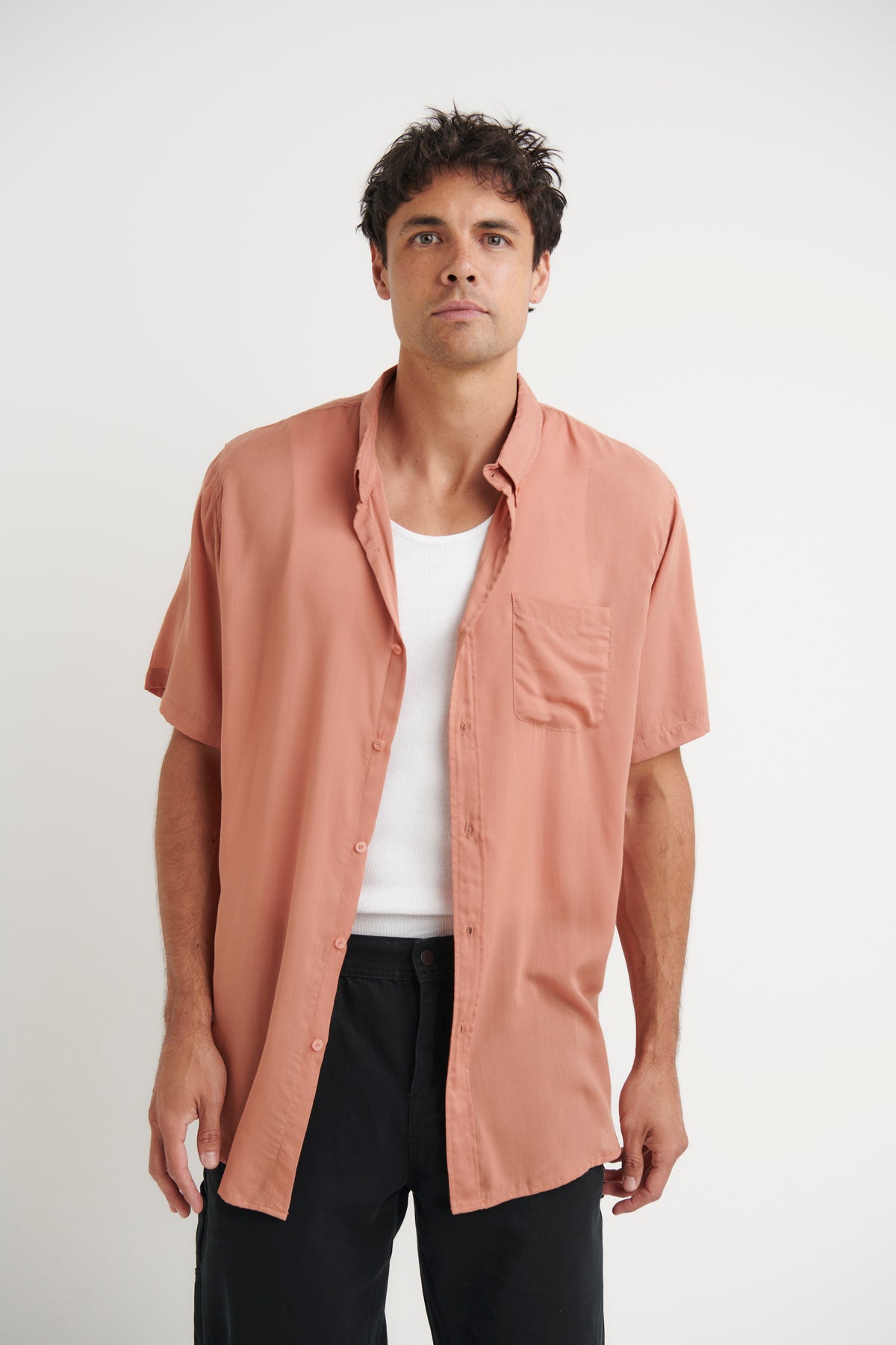 Jack Boating Shirt Terracotta
