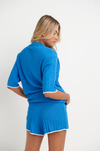 Kingston Knit Shirt Blue - FINAL SALE
