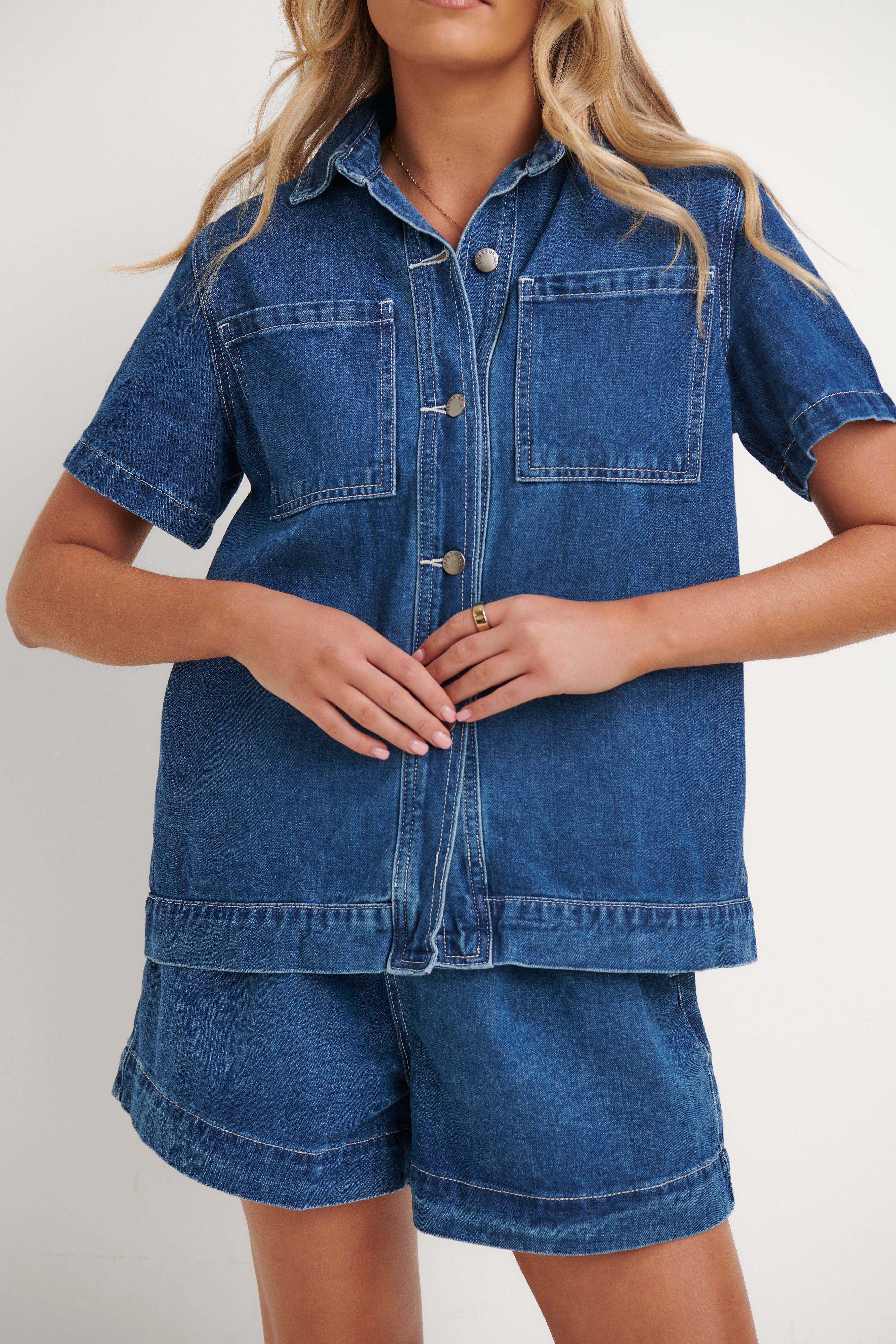 Sally Shirt Dark Blue