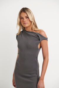 Original Sin Dress Slate