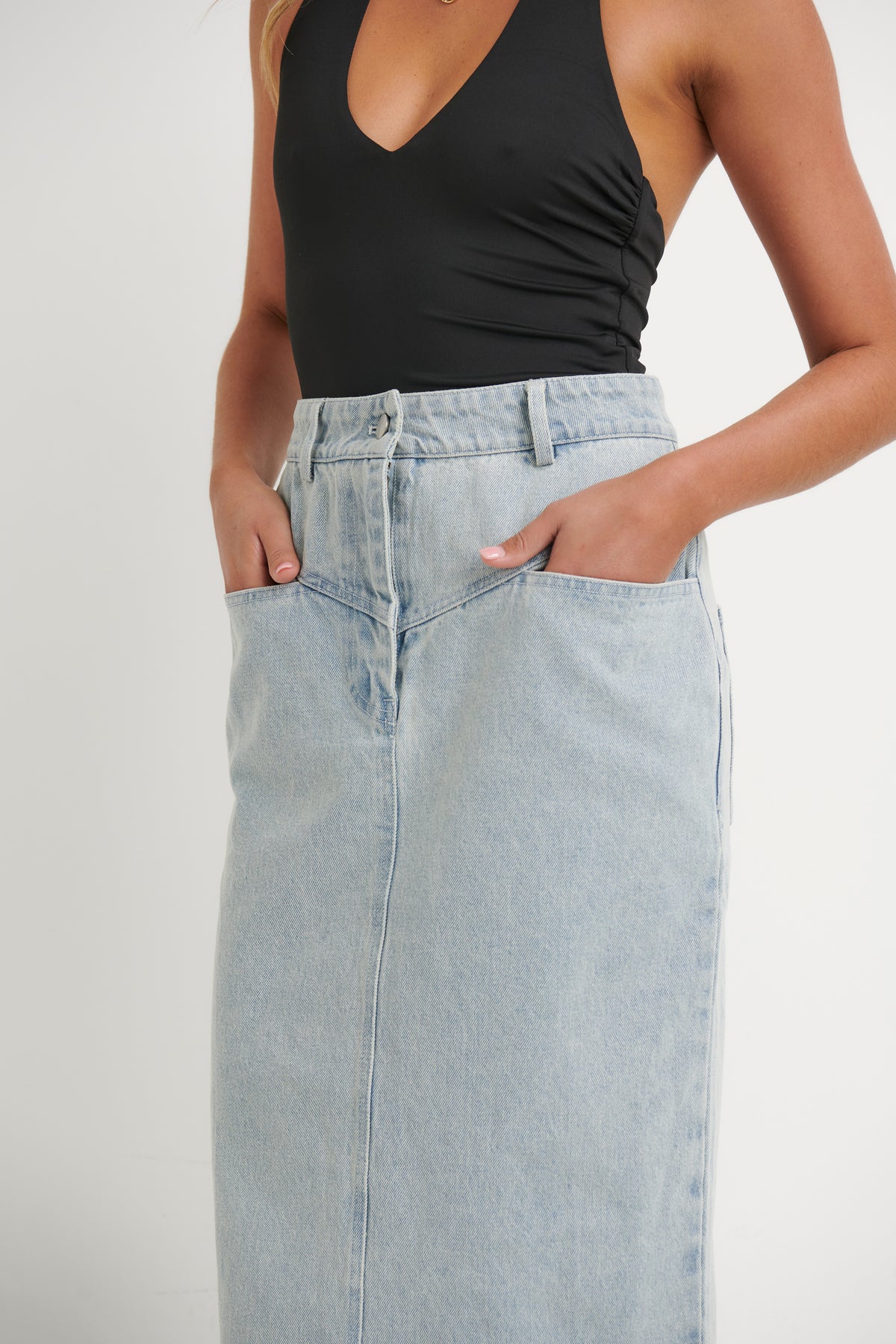 Bailey Maxi Skirt Denim