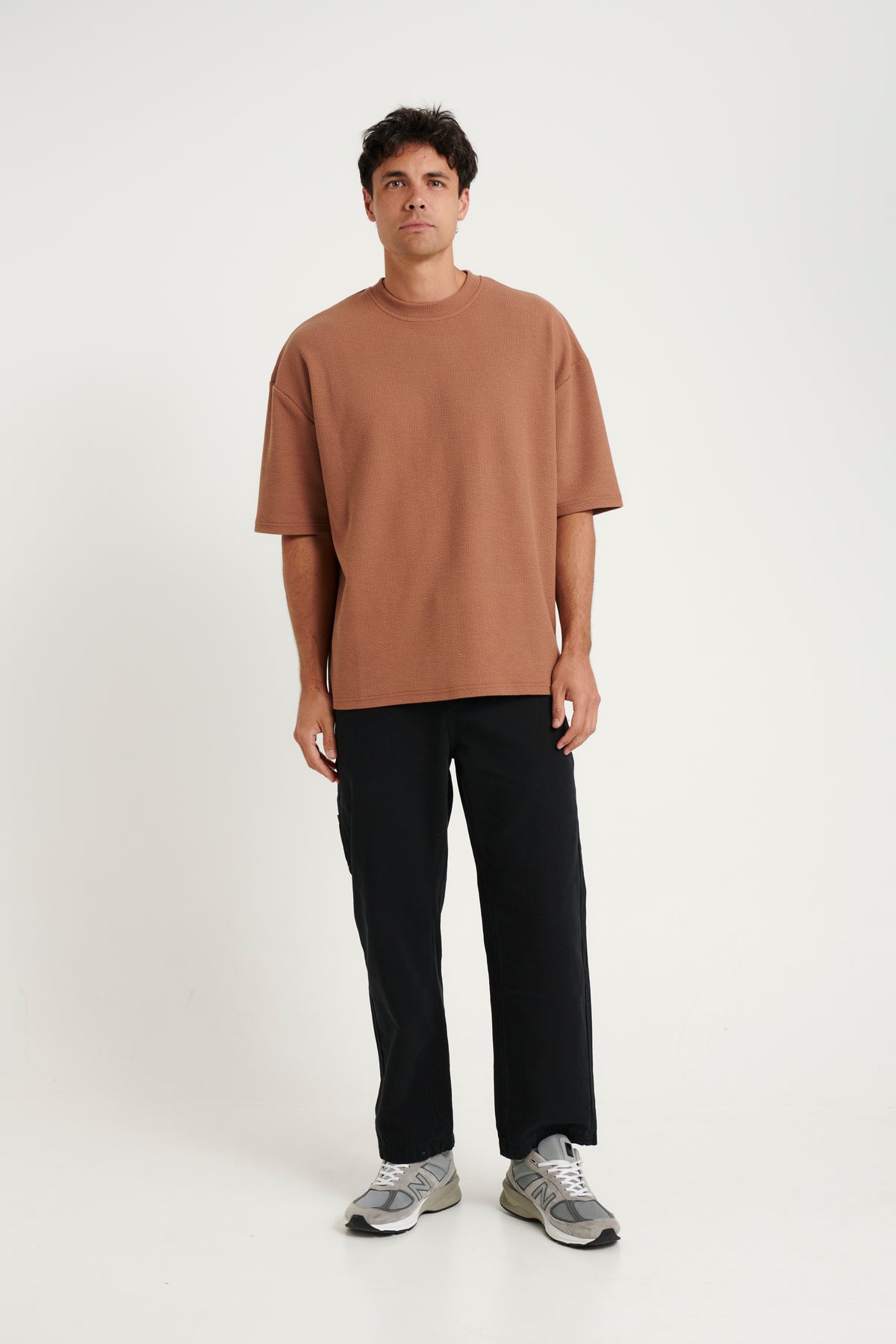 NTH Heavy Ribbed Tee Choc
