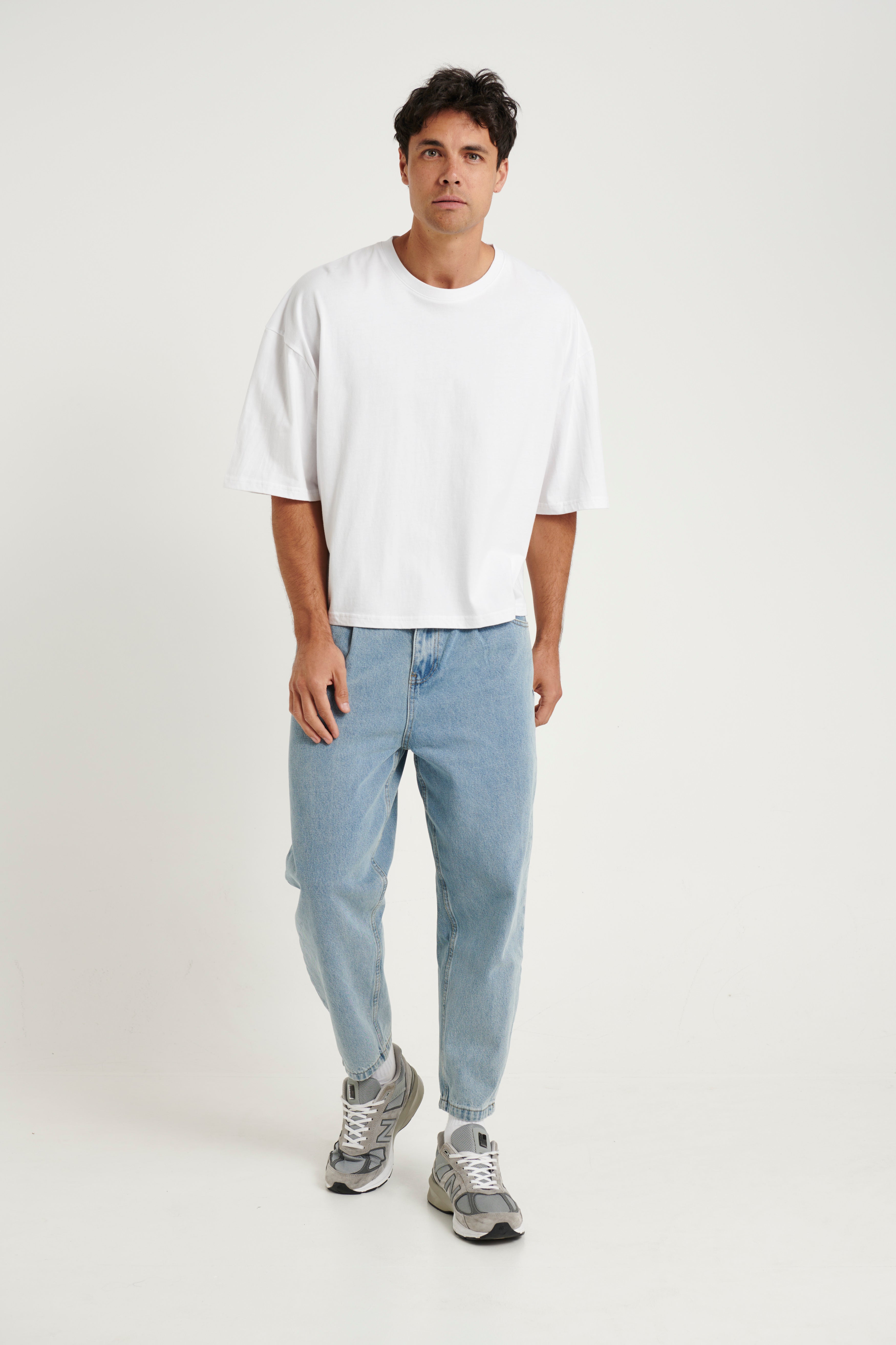 NTH Crop Box Tee White