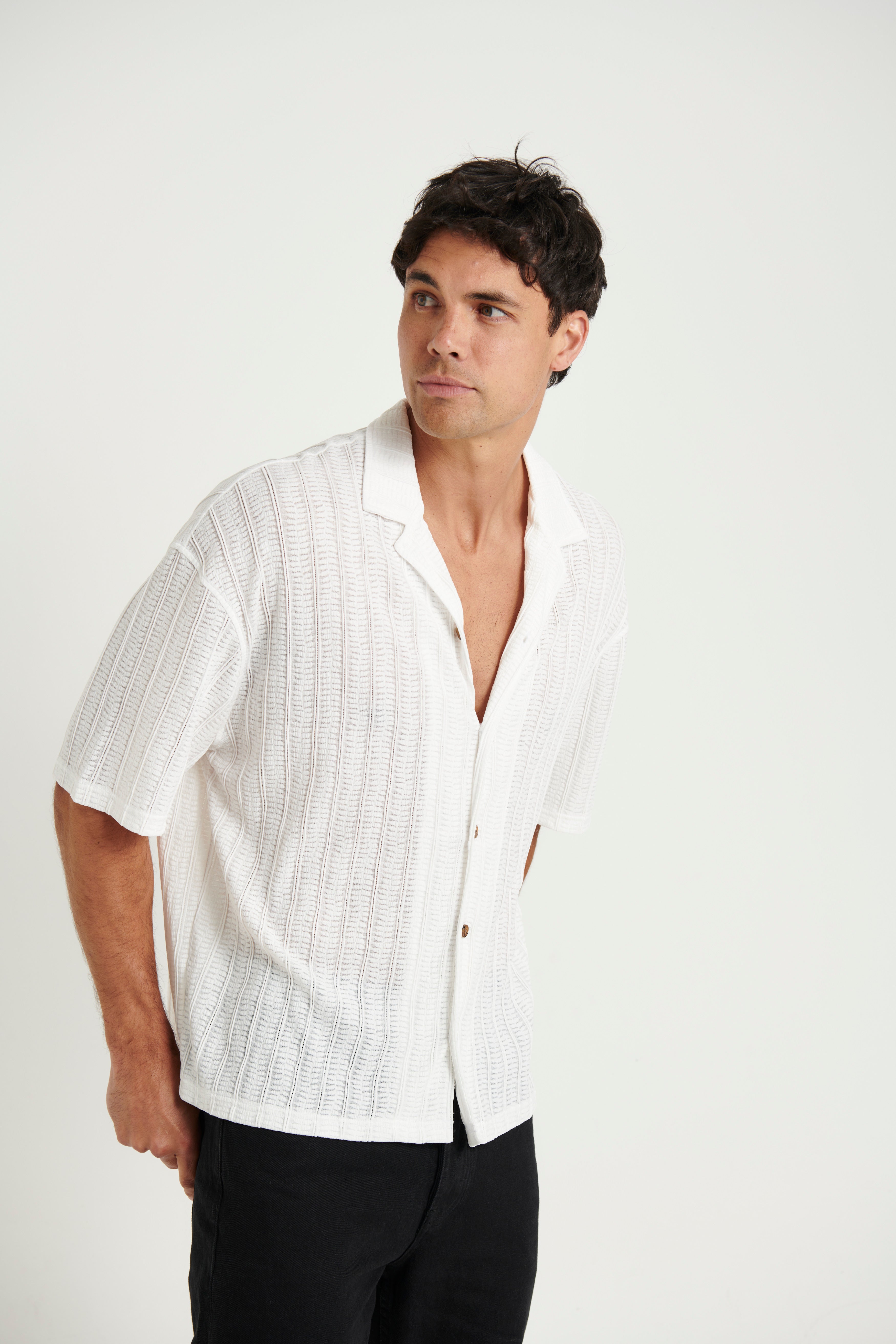 Raf Cropped Shirt Detail