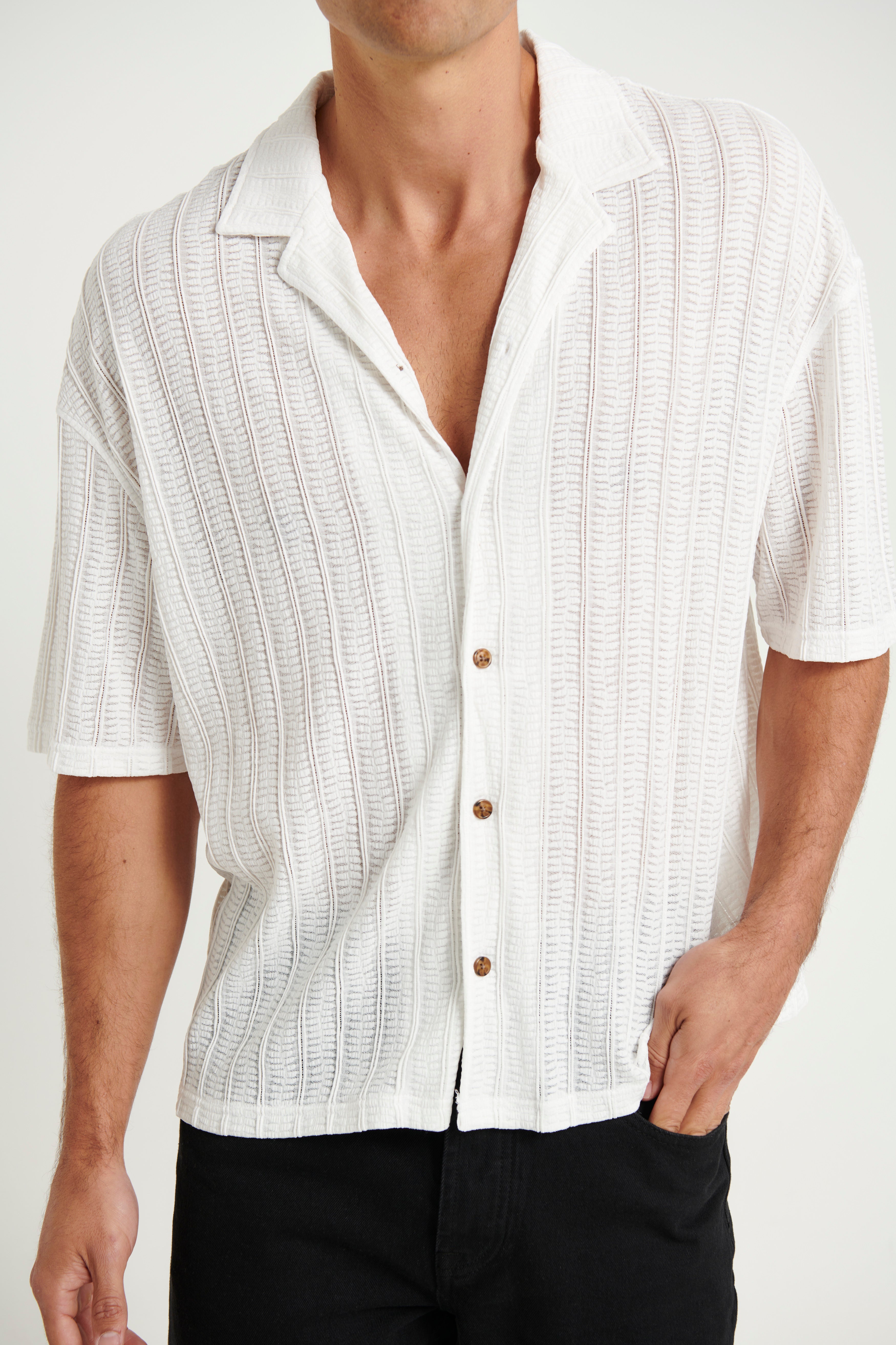 Raf Cropped Shirt Detail