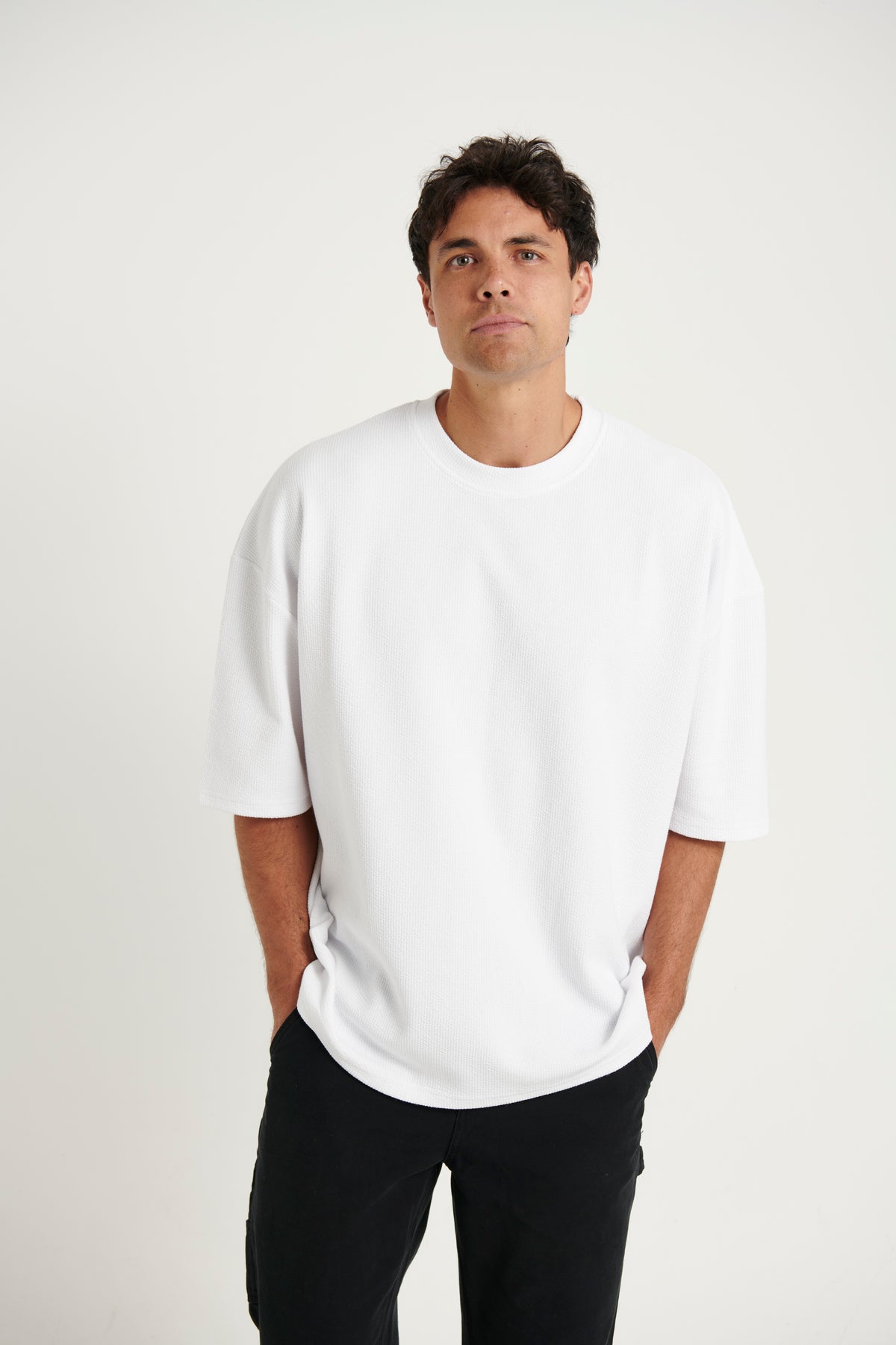 NTH Heavy Ribbed Tee White