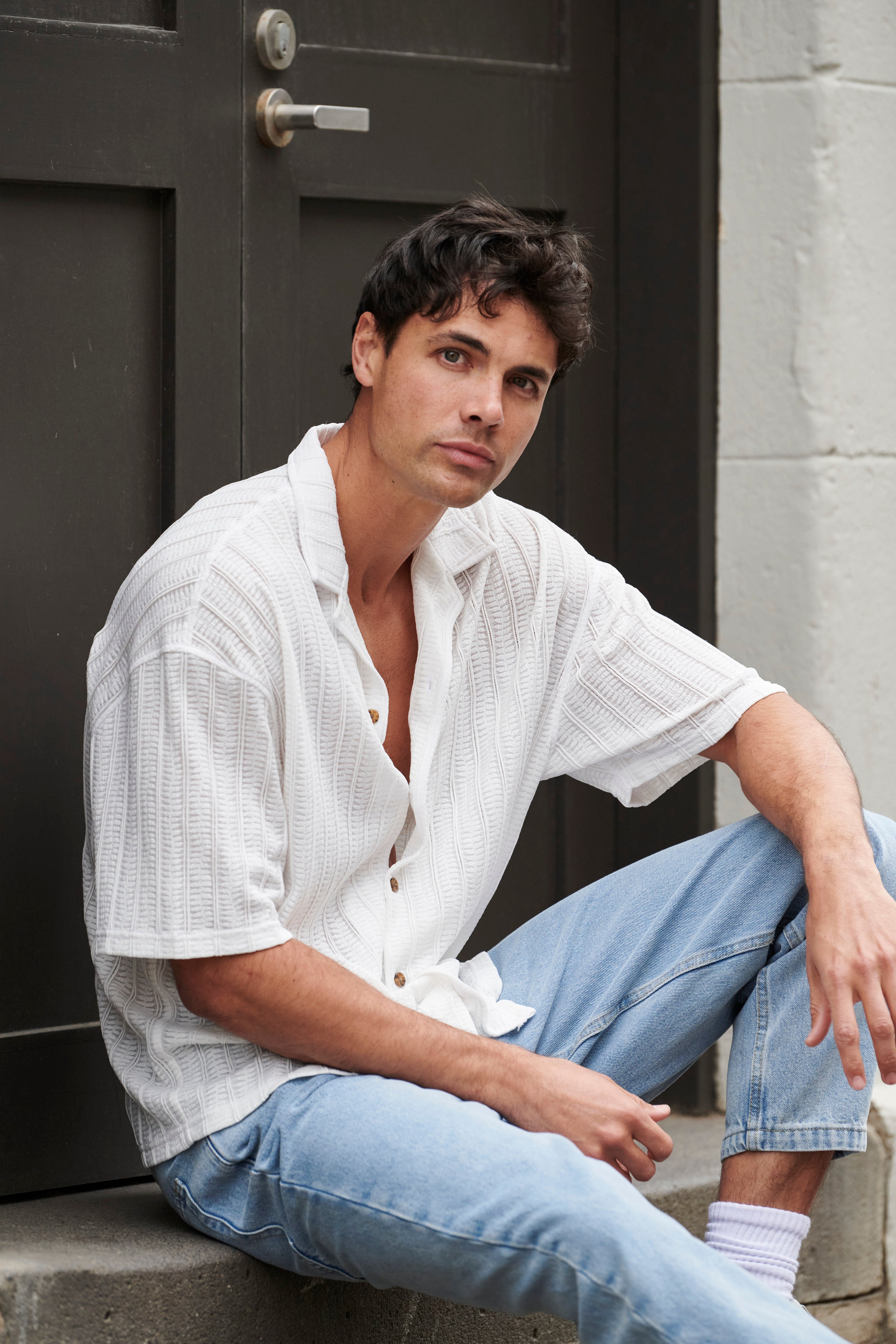 Raf Cropped Shirt Detail