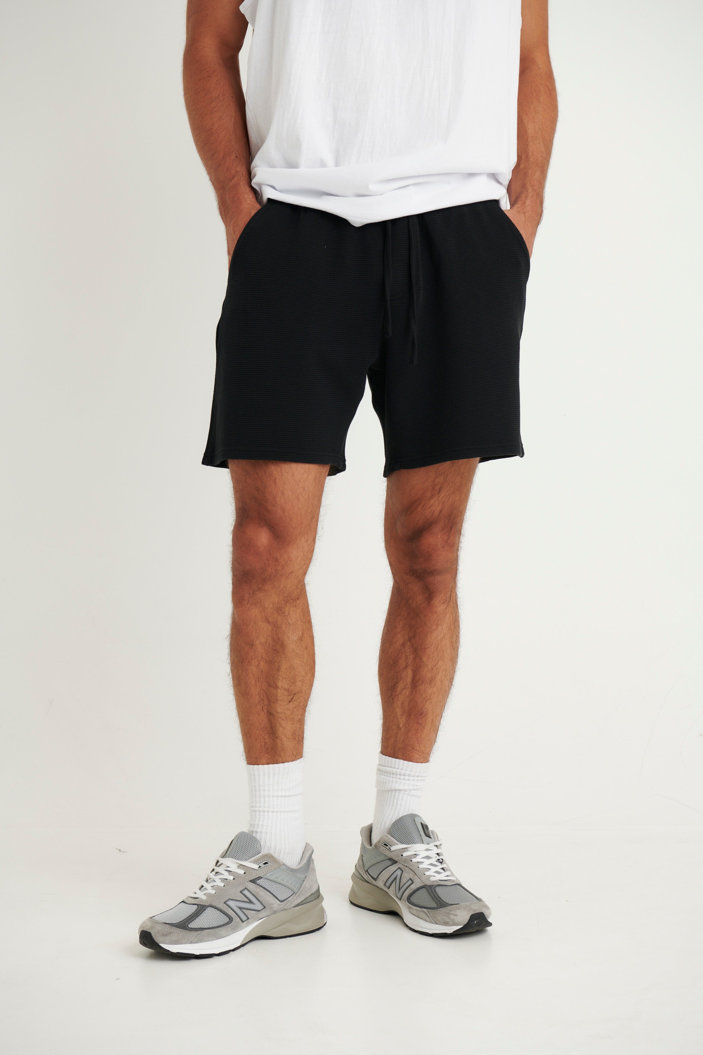 NTH Waffle Short Black